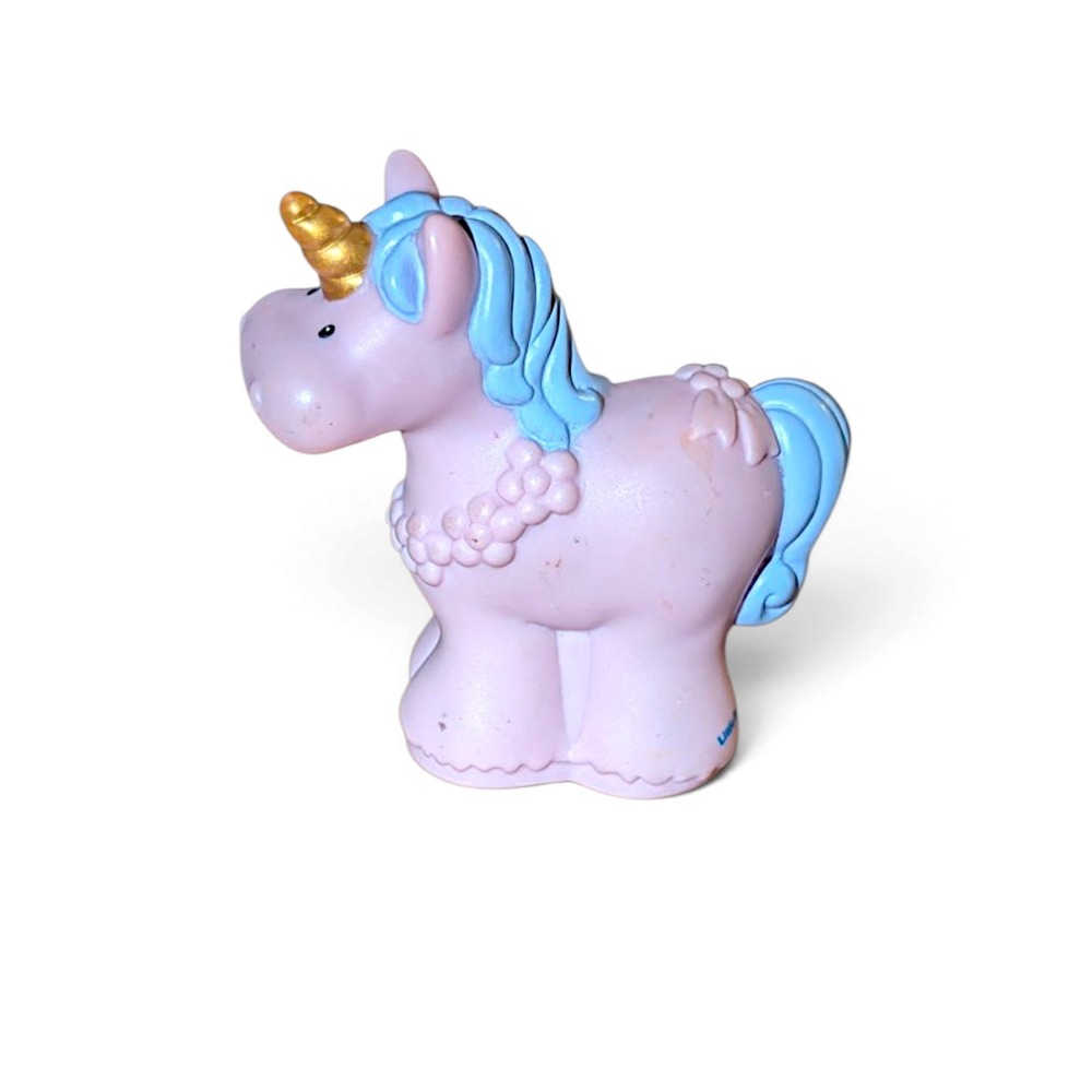 Little People 2003 Pink Purple UNICORN Lil Kingdom Fairy pretend princess castle